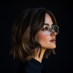 Fototapeta premium Woman in Glasses.