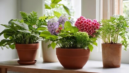 Vibrant indoor garden in a cozy setting