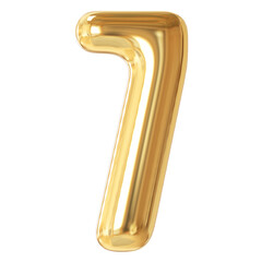3D Golden Number 7
