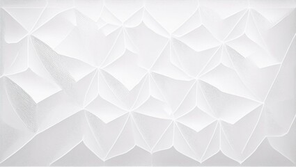 Obraz premium Abstract seamless vector background. White and gray repeatable texture. Polygon endless creative pattern