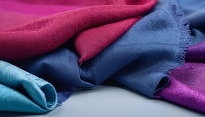  Vibrant color palette of textiles