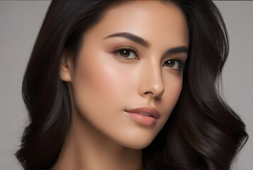 Obraz premium Close-up portrait of a woman