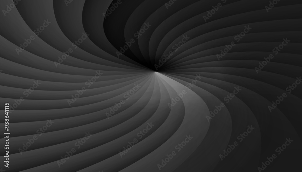 Canvas Prints abstract gray concept geometric lines on dark background