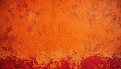 Fototapeta premium Vibrant abstract art with bold orange and red hues