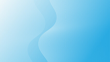 Abstract gradient colorful digital wavy line background