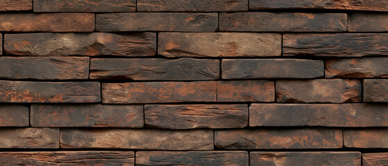 Weathered Brick Wall Rustic Charm