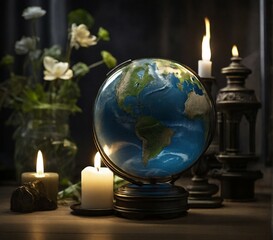 Earth Hour, Ecology and Environment Concept