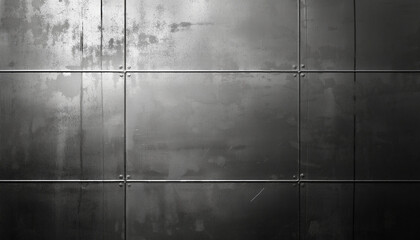 Naklejka premium metal plate background with rivets