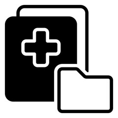 Obraz premium Add icon, glyph icon style