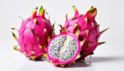  Delicate pink dragon fruit a tropical delight