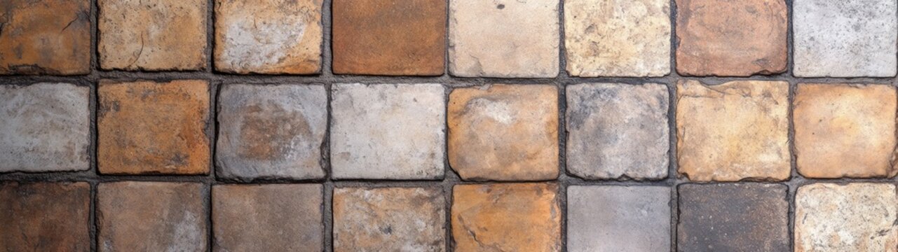 Rustic Terracotta Tile Textures, warm orange and red tones, perfect for Mediterranean or autumnal themes, minimalist design, earthy ambiance, versatile for various backgrounds