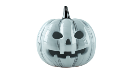 halloween jack o lantern pumpkin on transparent