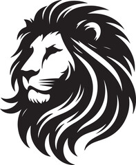 lipn b;ack head silhouette vector illustration 