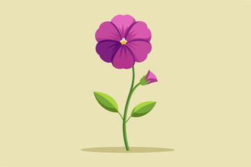 Realistic Evening Primrose flower vector