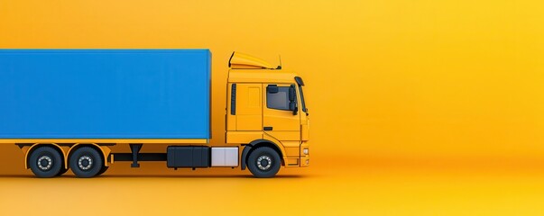 Logistics software for transportation cost reduction, dynamic tracking, 3D illustration