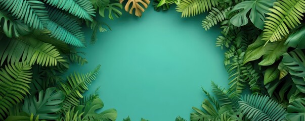 A 3D effect of a jungle scene with vines and animals reaching out, 3D effect, jungle, wildlife