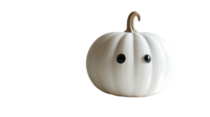 halloween pumpkin on white with transparent background