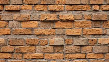 Obraz premium Sturdy and timeless A closeup of a brick wall