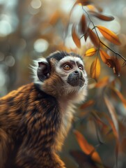 Common Marmoset, Callithrix Monkey, New World Primate in the Wild