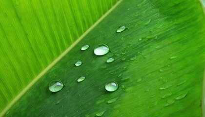  Natures Jewels  A closeup of dewdrops on a leaf
