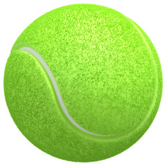 3d tennis ball icon illustration