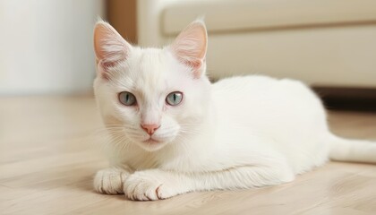 Obraz premium Curious kittens gaze full of wonder and innocence