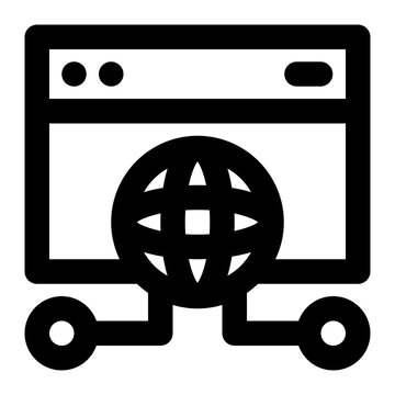 recommend clip art: web services, website, network, internet, online, sharing outline icon