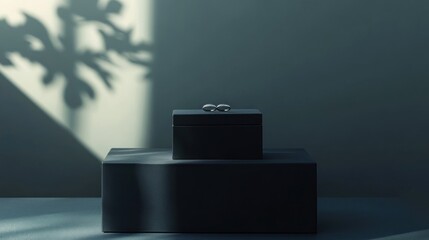 Minimalist Jewelry Display with Shadow