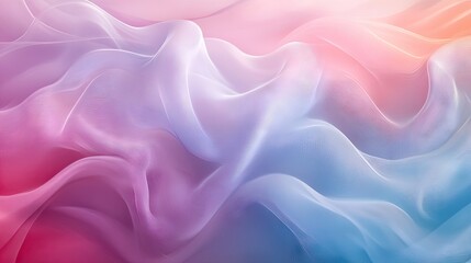 Fototapeta premium A blend of pastel colors and flowing lines, forming an abstract background with a calm feel.