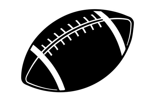 recommend clip art: American football ball icon, Football silhouette, American football ball svg, Sports ball vector illustration
                    
                    