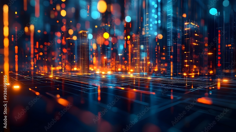 Poster a digital twin of a city with real time data monitoring analytics and visualization tools for effici