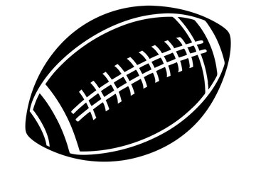 American football ball icon, Sports ball vector illustration