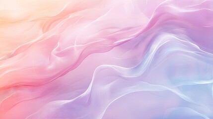 Fototapeta premium A blend of pastel colors and flowing lines, forming an abstract background with a calm feel.