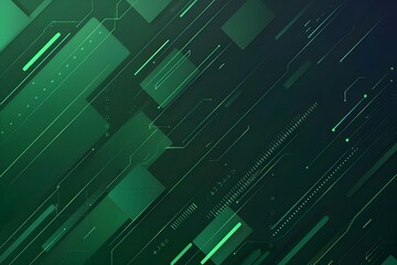 Abstract Green Tech Background