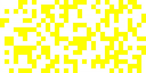 pixel yellow on white background