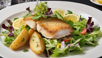  Deliciously fresh seafood salad ready to be savored