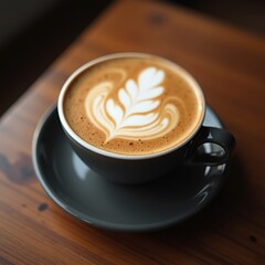 cup of coffee on table