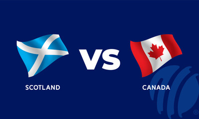 Scotland VS Canada Cricket Match Template