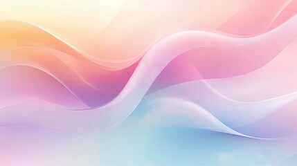 A gradient background with soft waves, creating a soothing and modern abstract design.