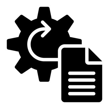 data preprocessing, data processing, data engineering, data preparation, etl, data transform solid or glyph icon