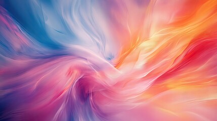 Fototapeta premium Abstract background featuring a mix of soft and bold colors, creating a dynamic visual effect.