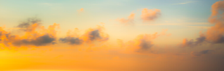 Sunset blur nature summer background cloud gradient overlay dramatic weather orange sky evening sunrise pastel color effect pattern abstract spring light beauty template yellow wallpaper tropical