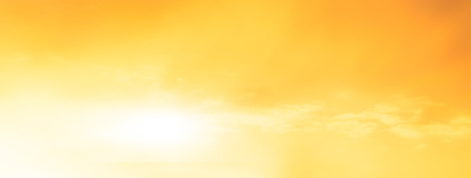 Sunset blur nature summer background cloud gradient overlay dramatic weather orange sky evening sunrise pastel color effect pattern abstract spring light beauty template yellow wallpaper tropical
