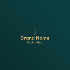 Initial based creative tt logo