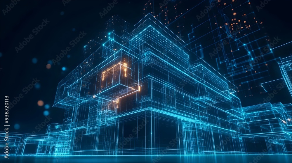 Poster digital twin technology optimizing energy usage and efficiency in building and facility management