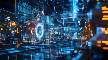 Digital Twin Technology Enabling Predictive Maintenance in Manufacturing Facilities with Empty Copy Space for Text or Graphics