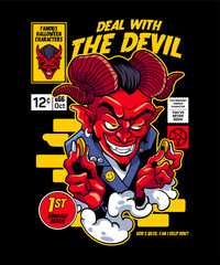 Deal with the Devil Halloween Design Theme