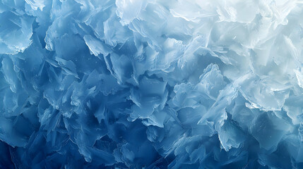 Obraz premium Abstract Ice Crystal Texture Background, Frozen Water in Winter, Nature's Beauty