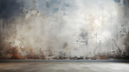 Rustic Concrete Wall with Textured Background for Interior Design