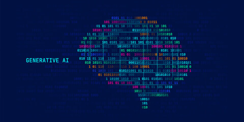 WebIllustration of abstract stream information with LLM, dot and line. Big data, technology, AI, data transfer, data flow, large language model, generative ai © Krot_Studio
